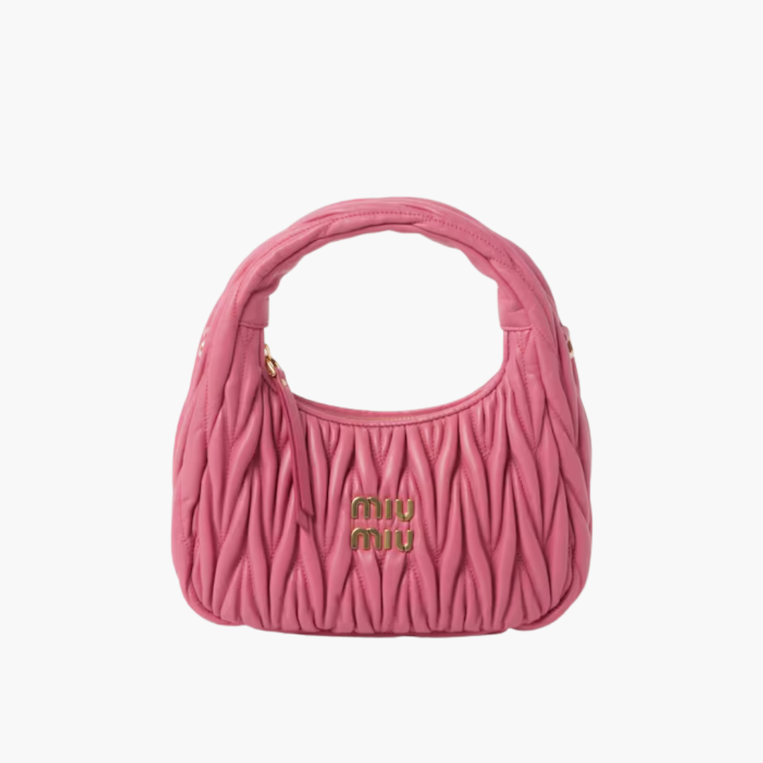Miu Miu – Wander Shoulder in Matelassé Nappa Leather
