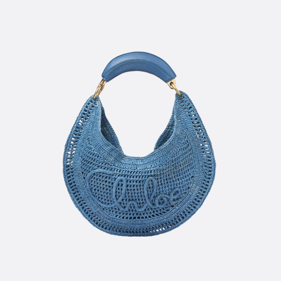 Chloé Hot Summer Banana Bag aus Raffia