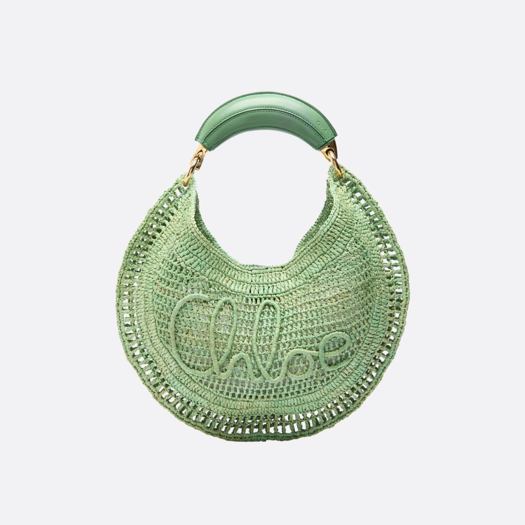 Chloé Hot Summer Banana Bag aus Raffia