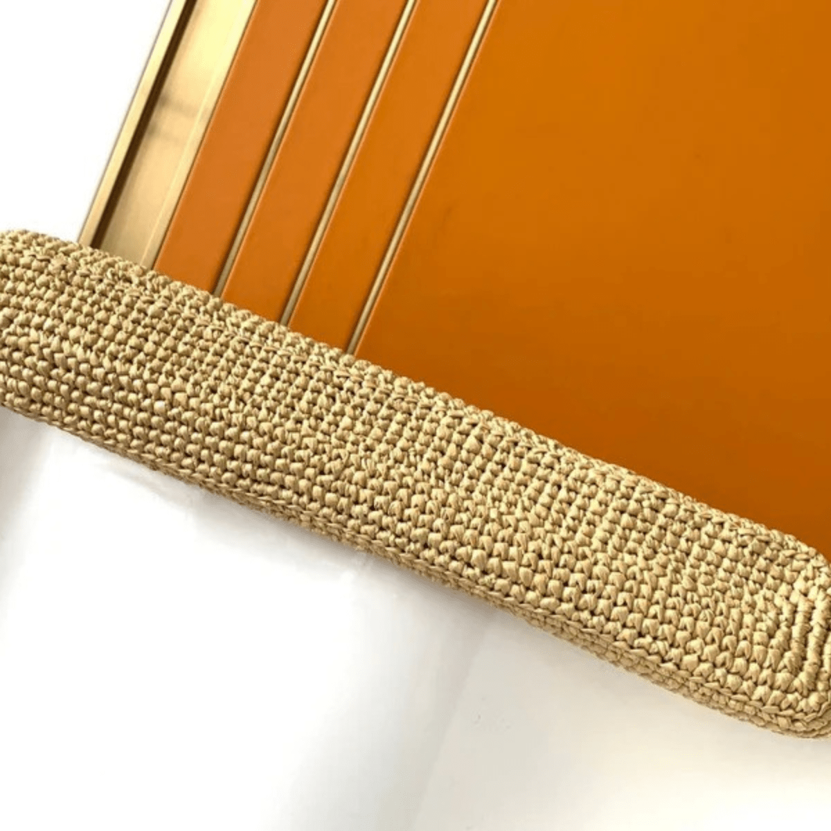 Yves Saint Laurent Icare Tasche aus Raffia