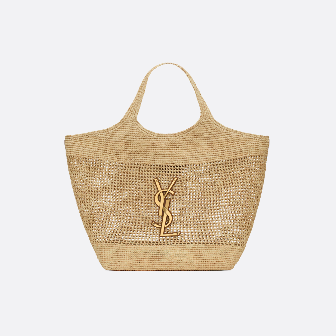 Yves Saint Laurent Icare Tasche aus Raffia