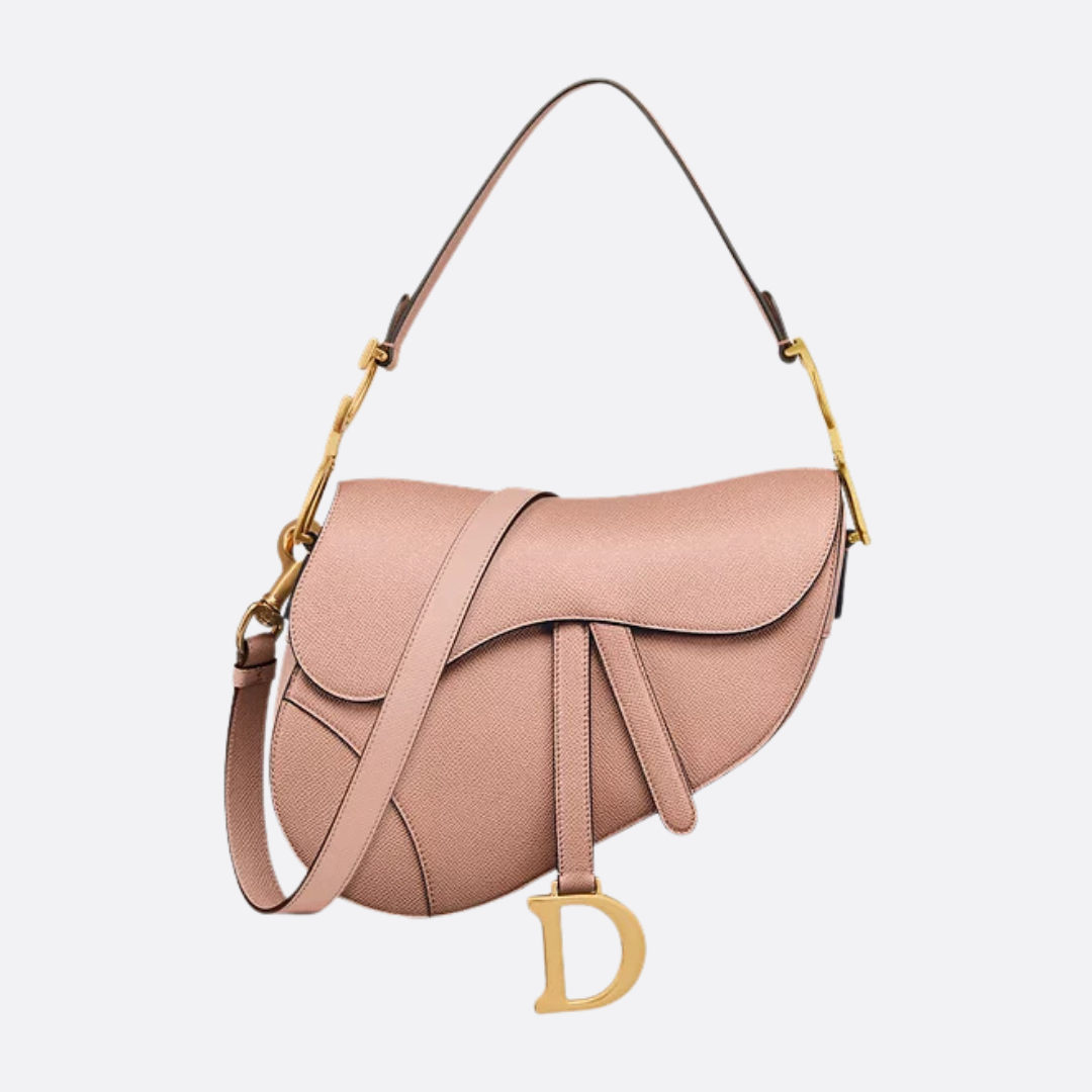Dior Mini-Sattel-Tasche in Blush-Satin