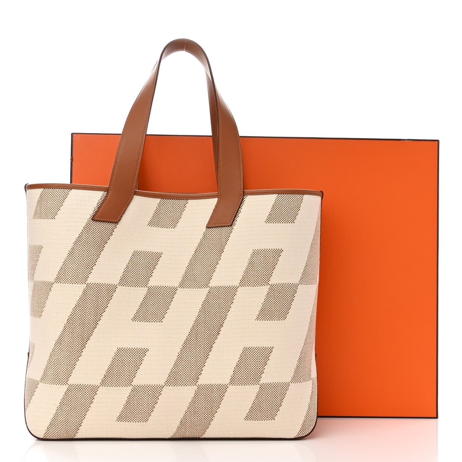 Hermès Cabas H en Biais 40 Tasche