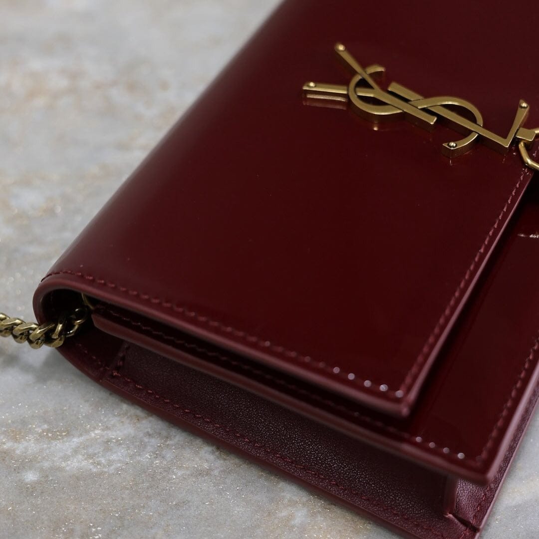 Yves Saint Laurent – Kate Small Tasche aus Lackleder