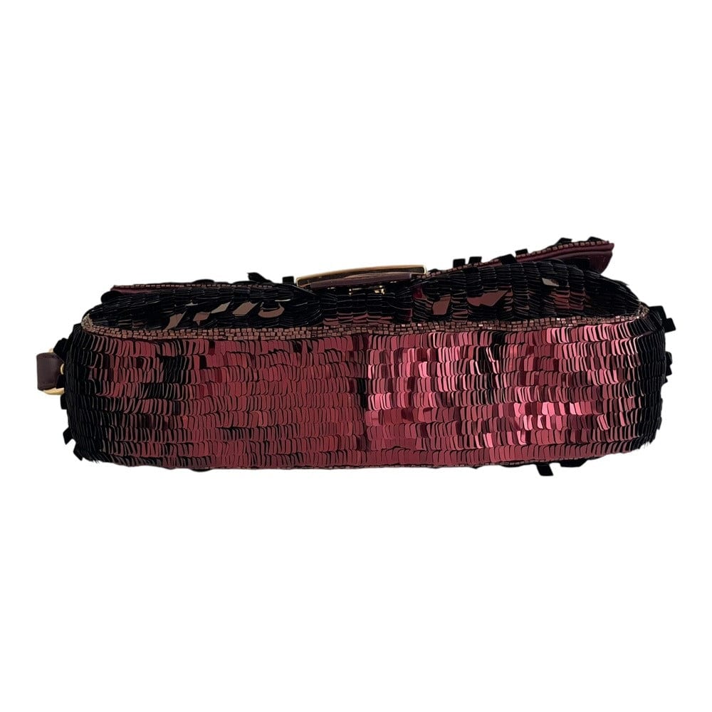 Fendi Baguette Bag in Roten Pailletten