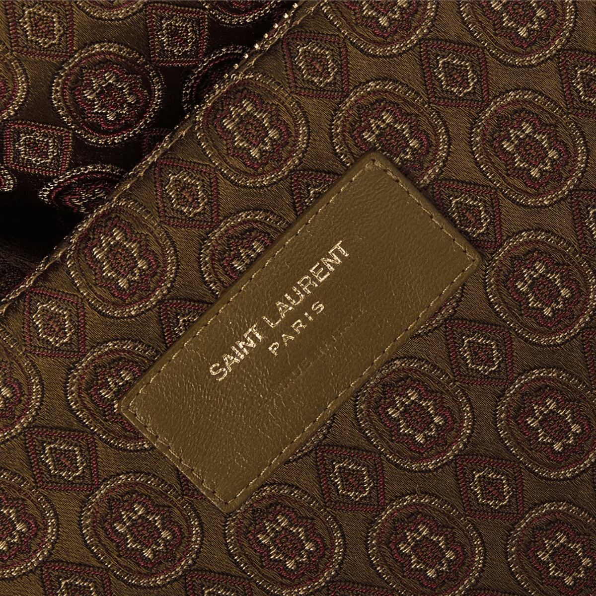 Yves Saint Laurent – Amalia Tasche aus Jacquard