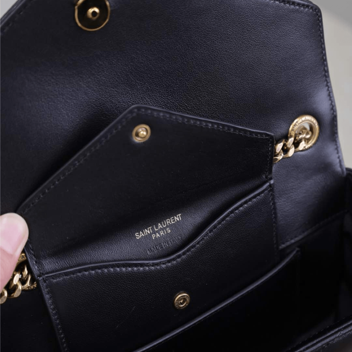 Saint Laurent – Loulou Small Matelassé Tasche