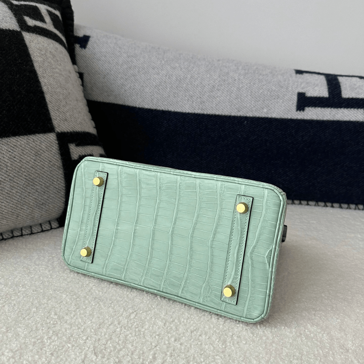 Hermès Kelly 28 Vert d’Eau Alligator – Limitierte Edition
