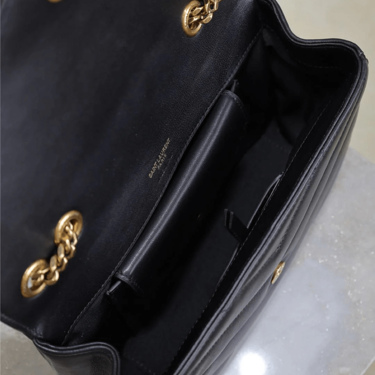 YSL Signature Set – Loulou Tasche & Opyum Sandale