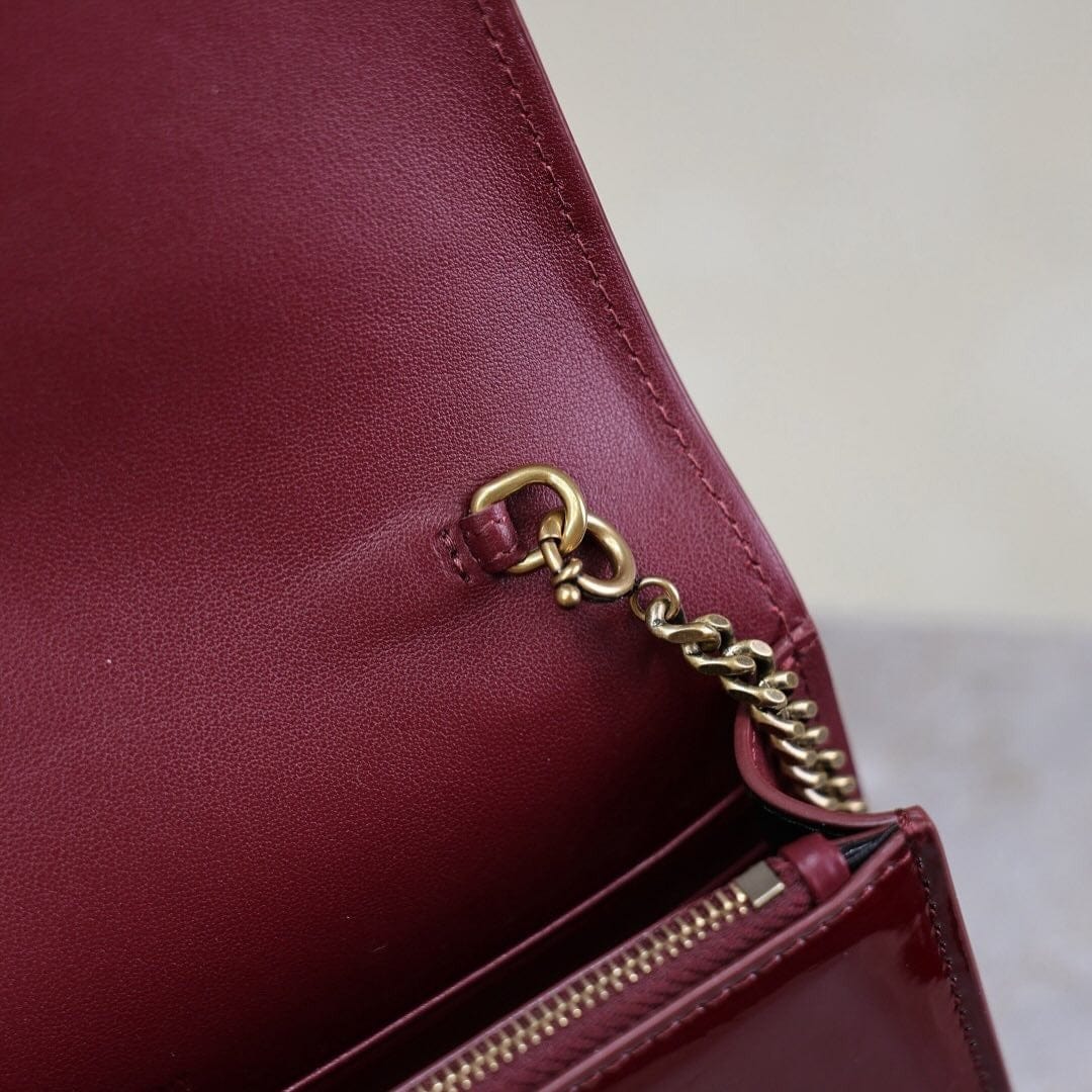 Yves Saint Laurent – Kate Small Tasche aus Lackleder